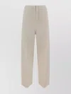 Ami Alexandre Mattiussi Trousers Elasticated Waistband Patch Pocket