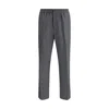 Ami Alexandre Mattiussi Ami Paris Men Virgin Wool Pants In Gray