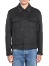 Ami Alexandre Mattiussi Adjustable Cuffs Chest Pockets Long Sleeves In Black