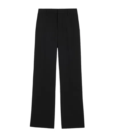 AMI ALEXANDRE MATTIUSSI TRUMPET WOOL CASUAL PANTS