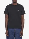 Ami Alexandre Mattiussi Ami Paris Men Ami De Coeur T-shirt In Organic Cotton Jersey In Black