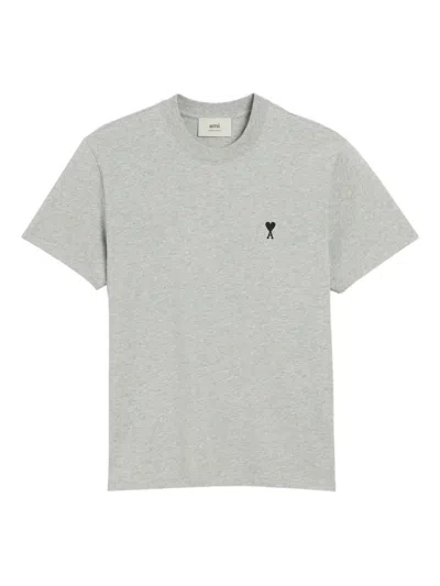 AMI ALEXANDRE MATTIUSSI TSHIRT AMI PARIS DE COEUR CONTRASTE