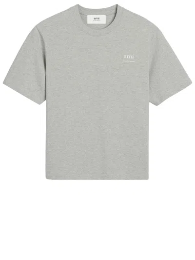 Ami Alexandre Mattiussi Tshirt In Grey