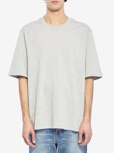 Ami Alexandre Mattiussi Ami De Coeur Oversized T-shirt In Gray