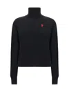 Ami Alexandre Mattiussi Turtleneck Sweater In Black