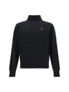 Ami Alexandre Mattiussi Turtleneck Sweater In Black