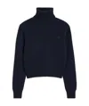 Ami Alexandre Mattiussi High Neck Sweater In Black
