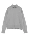 Ami Alexandre Mattiussi Turtleneck Sweater In Gray
