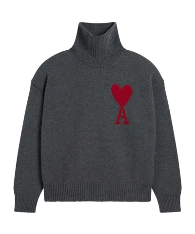 AMI ALEXANDRE MATTIUSSI TURTLENECK SWEATER