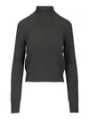 Ami Alexandre Mattiussi Fine Knit Cashmere Sweater With Classic Crew Neckline In Black