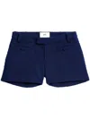 Ami Alexandre Mattiussi Mini Short Blue For Women In Blue