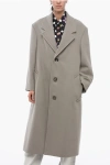 Ami Alexandre Mattiussi Long-sleeved Wool Coat