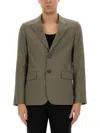 Ami Alexandre Mattiussi Two-button Jacket In Green