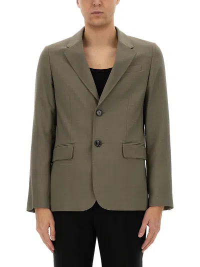 Ami Alexandre Mattiussi Two-button Jacket In Green