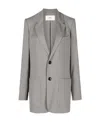 Ami Alexandre Mattiussi Two-button Suit Jacket In Gray