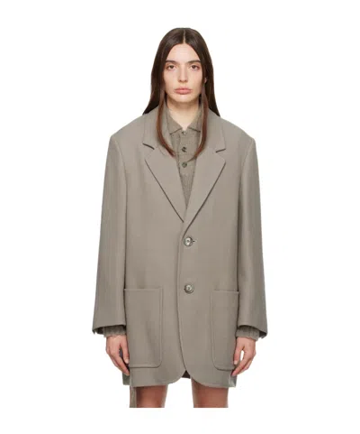 Ami Alexandre Mattiussi Two-button Suit Jacket In Nude