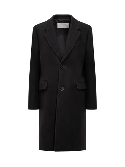 Ami Alexandre Mattiussi Ami Paris Black Single-breasted Jacket In Wool Women