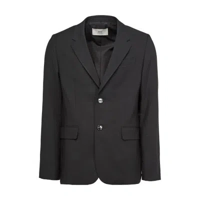 Ami Alexandre Mattiussi Two Buttons Jacket In Black