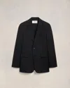 AMI ALEXANDRE MATTIUSSI TWO BUTTONS JACKET BLACK