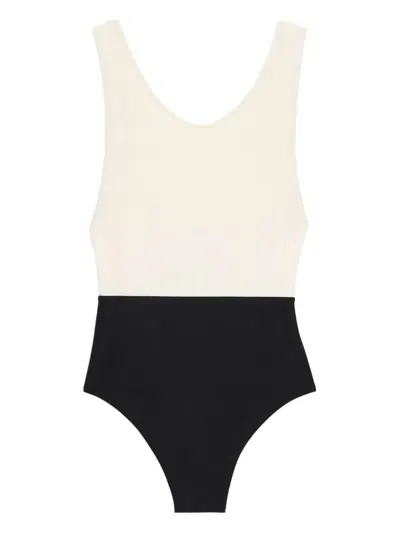 Ami Alexandre Mattiussi Swimsuit Ami Paris Woman Color White