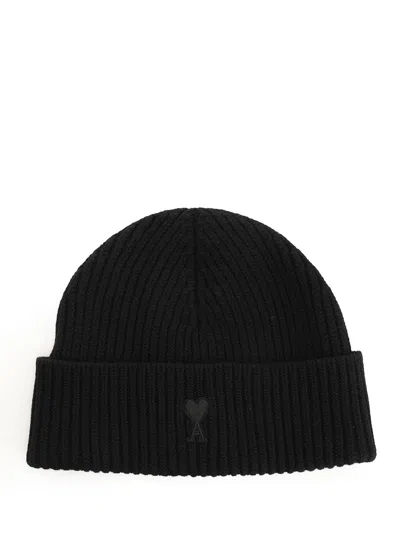 AMI ALEXANDRE MATTIUSSI UBO006 FELTED HATS BLACK