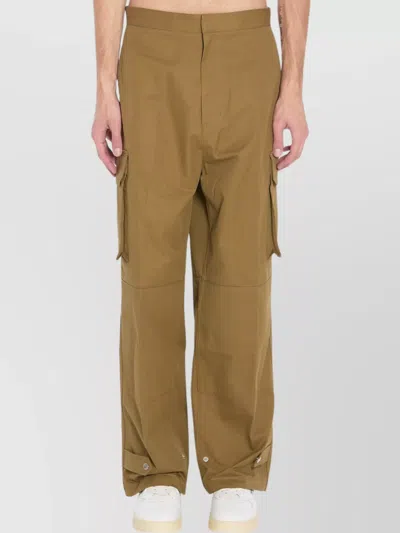 AMI ALEXANDRE MATTIUSSI UTILITY TROUSERS ADJUSTABLE HEMS