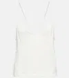 Ami Alexandre Mattiussi V-neck Camisole Top In Natural White