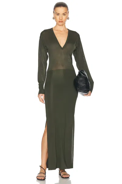 Ami Alexandre Mattiussi V Neck Midi Dress