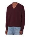 Ami Alexandre Mattiussi Ami Paris Cherry-coloured Wool And Cashmere Sweater Ami De Coeur Men In Purple