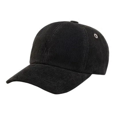 Ami Alexandre Mattiussi Velour Black Adc Cap In Brown