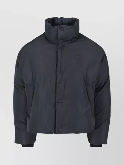 AMI ALEXANDRE MATTIUSSI VERSATILE JACKET FEATURING ADJUSTABLE ELEMENTS
