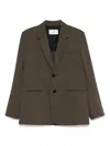 Ami Alexandre Mattiussi Virgin Wool Blazer In 绿色