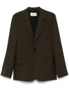 Ami Alexandre Mattiussi Virgin Wool Blazer In Brown