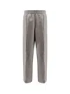 Ami Alexandre Mattiussi Ami Paris Men Virgin Wool Blend Trousers In Gray