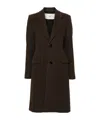 Ami Alexandre Mattiussi Virgin Wool Coat In Black
