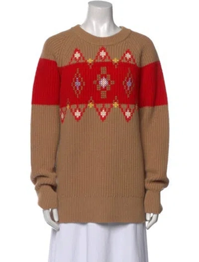 Pre-owned Ami Alexandre Mattiussi Virgin Wool Graphic Print Sweatshirt In Multi