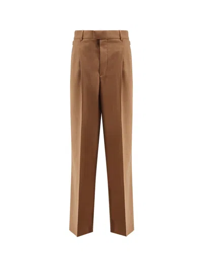 AMI ALEXANDRE MATTIUSSI VIRGIN WOOL LARGE TROUSERS