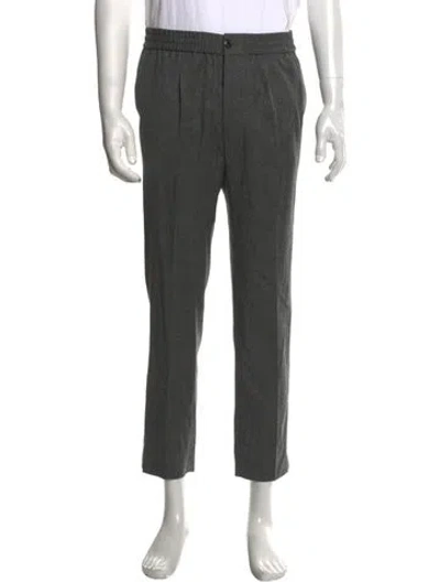 Pre-owned Ami Alexandre Mattiussi Virgin Wool Pants In Grey