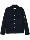 Ami Alexandre Mattiussi Virgin Wool Shirt In Blue