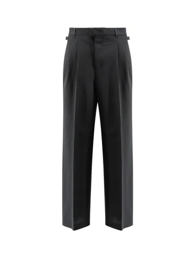 Ami Alexandre Mattiussi Virgin Wool Trousers In Gray