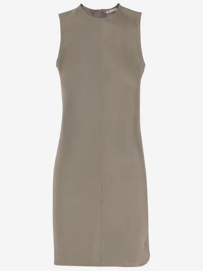 Ami Alexandre Mattiussi Viscose Blend Dress In Green