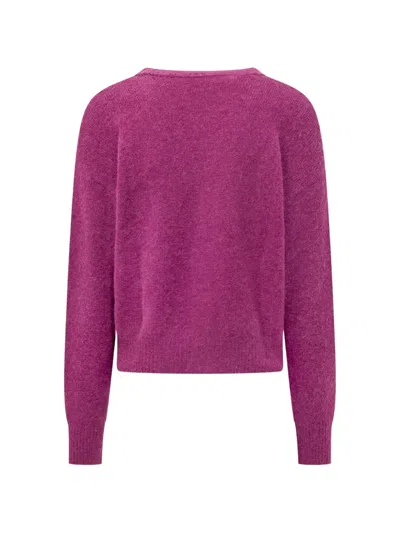 Ami Alexandre Mattiussi V-neck Cardigan In Pink