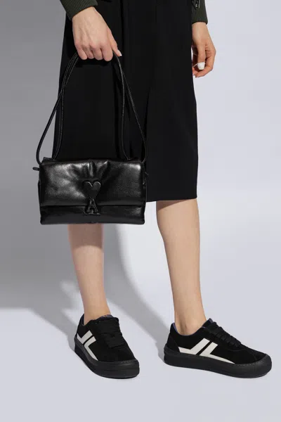 Ami Alexandre Mattiussi ‘voulez-vous' Shoulder Bag In Black