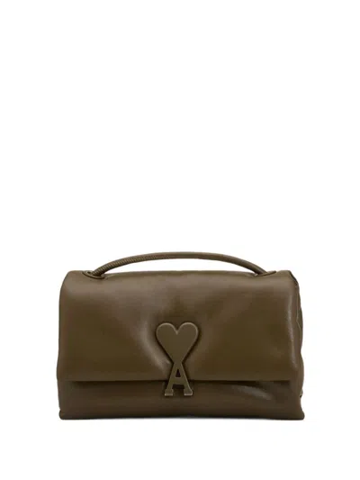 Ami Alexandre Mattiussi Voulez-vous Shoulder Bag In Green