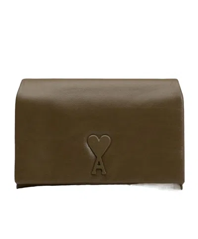 Ami Alexandre Mattiussi Voulez Vous Shoulder Bag In Green