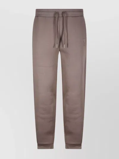 AMI ALEXANDRE MATTIUSSI WAIST DRAWSTRING RIBBED CUFFS ELASTIC WAISTBAND