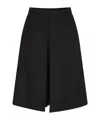 Ami Alexandre Mattiussi Waistband Loop Shorts In Black