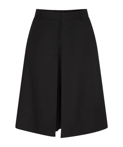 Ami Alexandre Mattiussi Waistband Loop Shorts In Black
