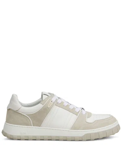 Ami Alexandre Mattiussi Walk Sneakers In White/mastic