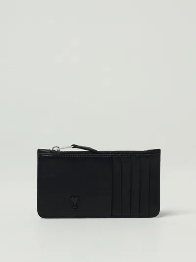 AMI ALEXANDRE MATTIUSSI WALLET AMI PARIS MEN COLOR BLACK,H19585002